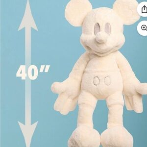 Disney Cream Mickey Mouse Plush Toy